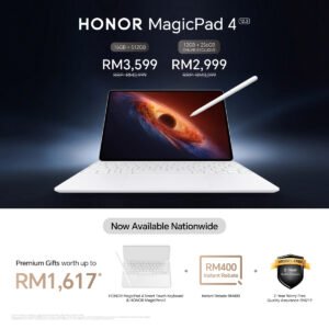 HONOR MagicPad 4 Malaysia Launches With Dual OS Power